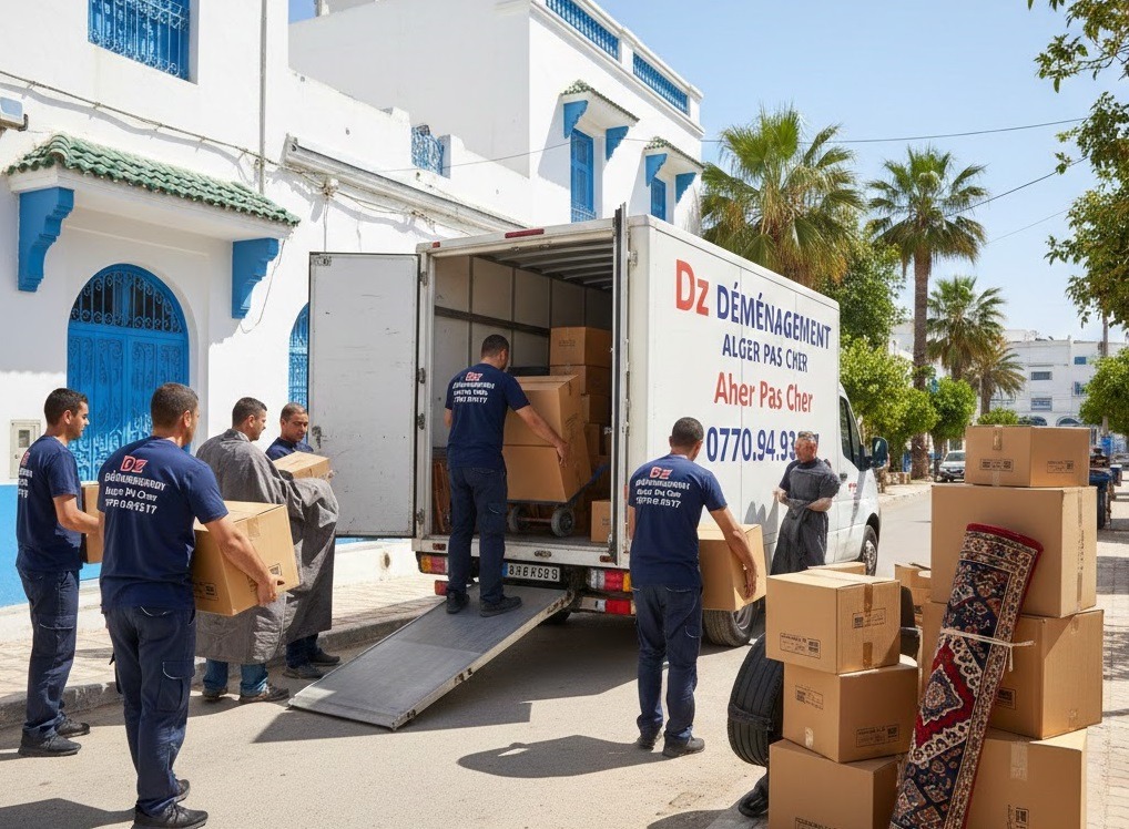 Déménagement Longue Distance - chargement camion vers toutes wilayas